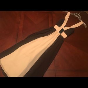 NWT Max and Cleo brown & tan dress -- BEAUTIFUL